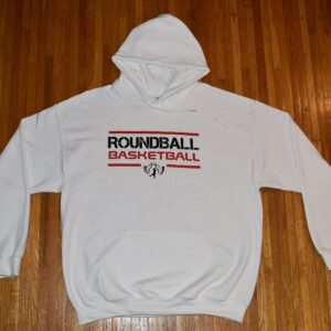 Roundball White Hoodie